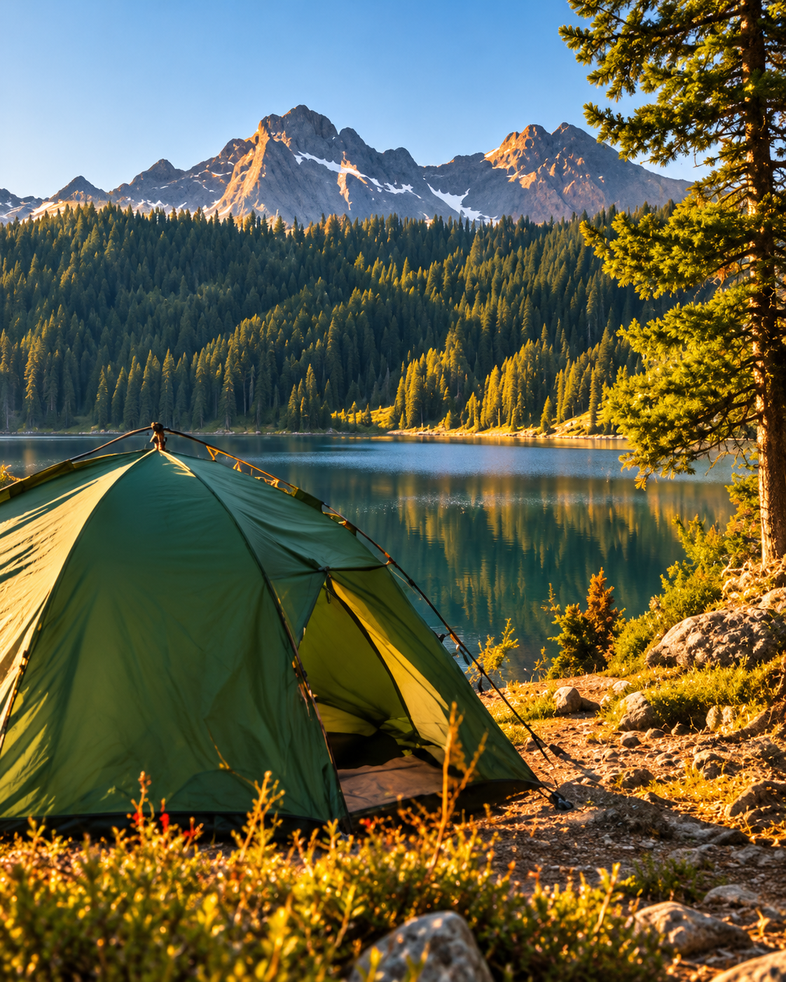 Outdoor lifestyle moment